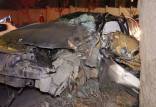 تصادف یک اصفهانی با درخت,فوت راننده 18 ساله BMW اصفهانی در تصادف با درخت