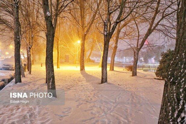 تصاویر بارش برف در اردبیل,عکس های بارش برف در اردبیل,تصاویری از بارش برف در ایران در دی 1402