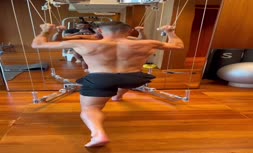 فیلم/ هیکل حیرت‌انگیز رونالدو در آستانه ۳۹ سالگی