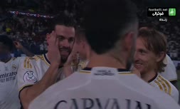 فیلم/ مراسم اهدای جام قهرمانی سوپرکاپ اسپانیا به رئال مادرید