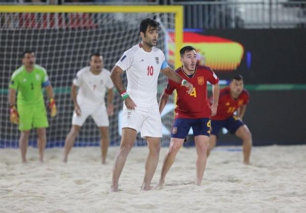 جام جهانی فوتبال ساحلی,دیدار ایران و اسپانیا در جام جهانی فوتبال ساحلی