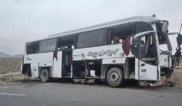 حوادث سبزوار,برخورد اتوبوس با کامیون در شرق سبزوار