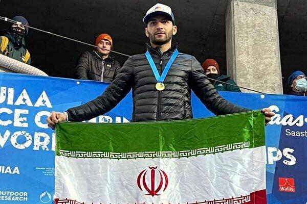 محمدرضا صفدریان,مدال طلای یخ نوردی یک ایرانی