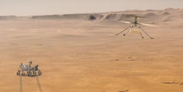 بالگرد نبوغ,ماموریت بالگرد نبوغ در مریخ
