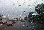 تداوم بارش‌ها در اکثر مناطق کشور,بارش باران در کشور