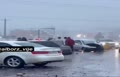 فیلم/ تصادف چند خودرو در محور کرج - چالوس