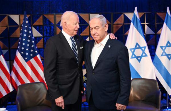بایدن و نتانیاهو,نخست وزیر اسرائیل و رئیس جمهور آمریکا