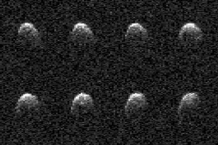 عبور یک سیارک از نزدیک زمین,عکس‌های رادار سیاره‌ای ناسا