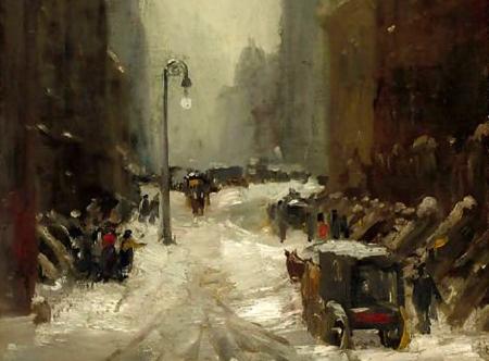 معروف‌ترین تابلوی نقاشی با موضوع برف,رابرت هنری