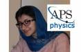 آزاده کیوانی,جایزه انجمن فیزیک آمریکا در دستان دانش آموخته دانشگاه شریف