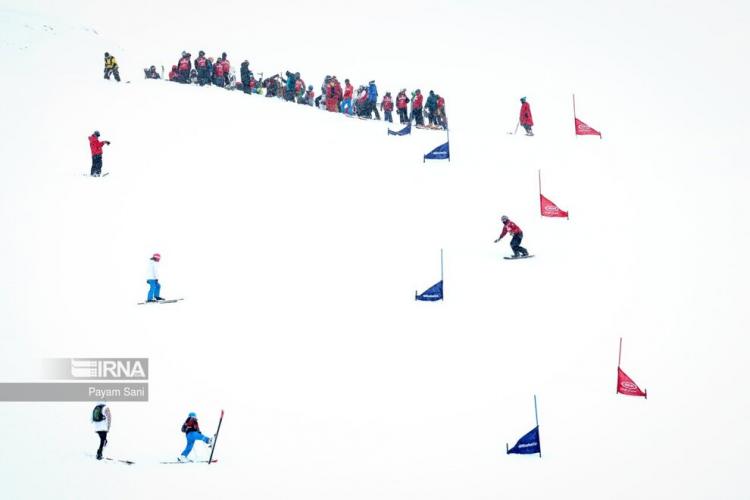 تصاویر مسابقات اسکی اسنوبورد در پیست دیزین,عکس های مسابقات اسکی,تصاویری از مسابقات اسکی