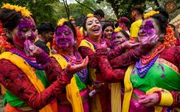 تصاویر جشن سنتی هولی در سراسر جهان,عکس های جشن سنتی هولی در سراسر جهان,تصاویر جشن هولی