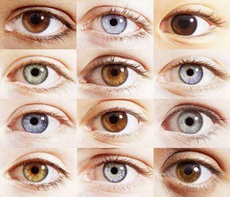 یک متخصص چشم,رنگ چشم