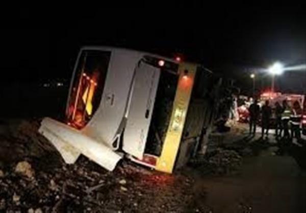 واژگونی اتوبوس در گردنه حیران,حوادث حیران