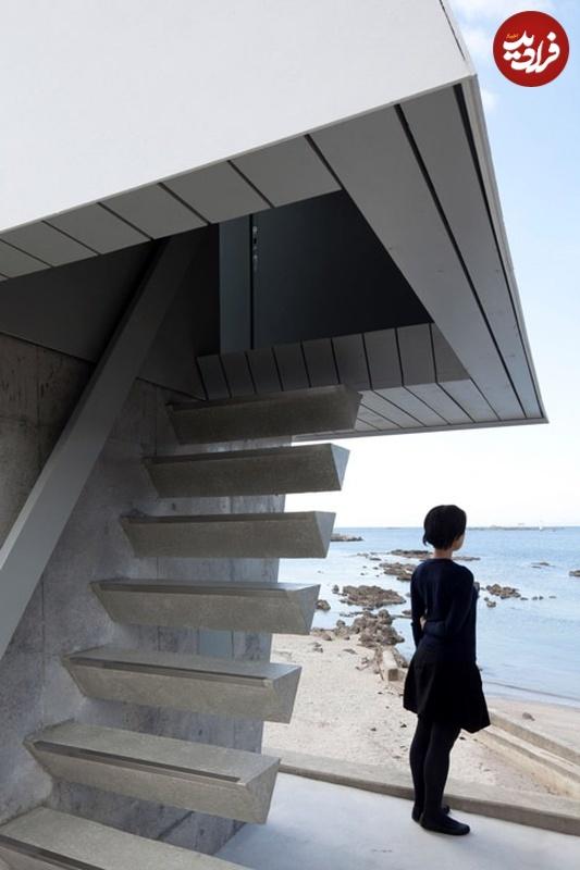 عجیب‌ترین خانۀ ساحلی دنیا در ژاپن ,خانه‌ی ساحلی کوچک در کاناگاوا,یاسوتاکا یوشیمورا