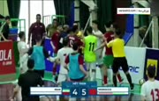 فیلم/ درگیری شدید میان بازیکنان فوتسال ایران و مراکش