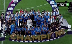 فیلم/ اهدای جام قهرمانی سوپرکاپ عربستان به تیم الهلال