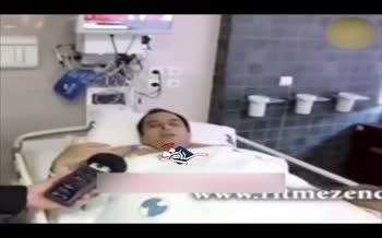 فیلم/ مصاحبه تلخ با رضا داوود نژاد روی تخت بیمارستان قبل از فوتش