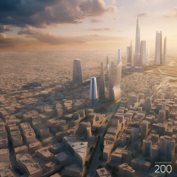 عربستان سعودی در 2070 با هوش مصنوعی,هوش مصنوعی تصویرساز