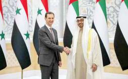 خنجر از پشت بشار اسد,بیانیه علیه جزایر سه گانه