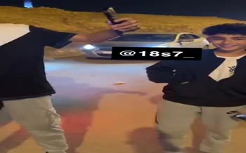 فیلم | پسر رونالدو با این ماشین همه را غافلگیر کرد؛ تعجب جوانان عربستانی!