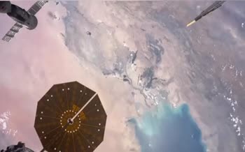 فیلم | خلیج فارس از نگاه فضانوردان ساکن ایستگاه فضایی بین‌المللی 