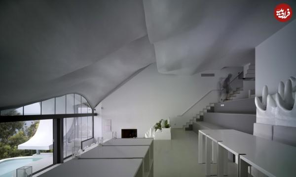 خانه های جذاب,معماری جذاب یک خانۀ استثنایی روی شیب 42 درجه