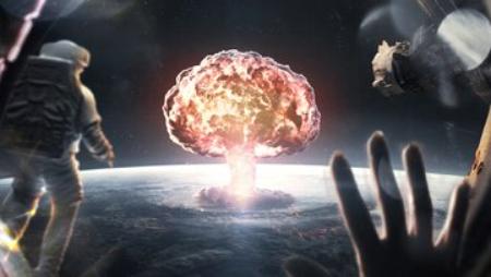 انفجار بمب هسته‌ای پوتین در فضا,شفق‌های قطبی,استقرار سلاحی هسته‌ای در مدار زمین