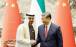 رجل سیاسی, مصافحه چینی وعربی, ادعاهای امارات درباره جزایر سه‌گانه ایرانی