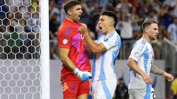 تیم ملی آرژانتین,یک چهارم نهایی کوپا آمریکا