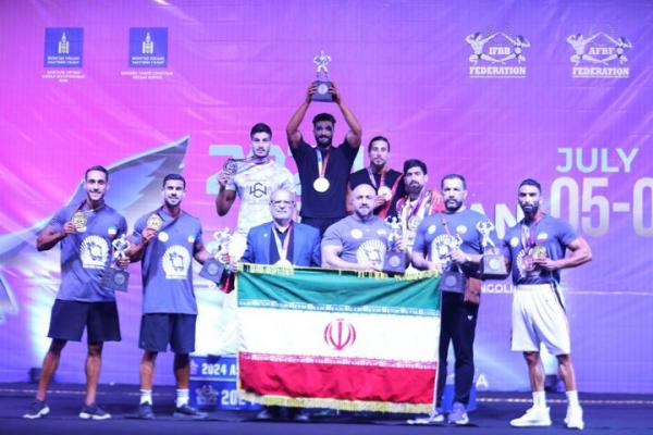 تیم ملی پرورش اندام,قهرمانی تیم ملی پرورش اندام ایران در آسیا