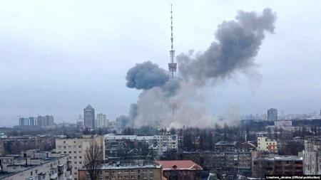 آژیر هشدار حمله هوایی در کی یف ,