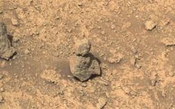 سنگ شبیه آدم برفی,کشفیات جدید ناسا در مریخ