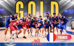 تیم ملی والیبال فرانسه,قهرمانی فرانسه در لیگ ملت‌های والیبال 2024