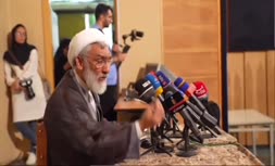 فیلم/ انتقاد پورمحمدی از رئیسی در پاسخ به سوال یک فعال بسیج دانشجویی