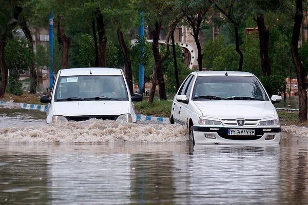 هشدار نارنجی هواشناسی,وقوع باران شدید و سیل در ایران