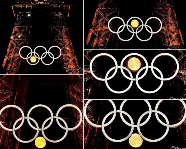المپیک 2024 پاریس,ماه ششمین حلقه المپیک پاریس