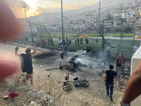 حمله موشکی حزب‌الله به یک زمین فوتبال ئر اسرائیل,حمله لبنان به اسرائیل