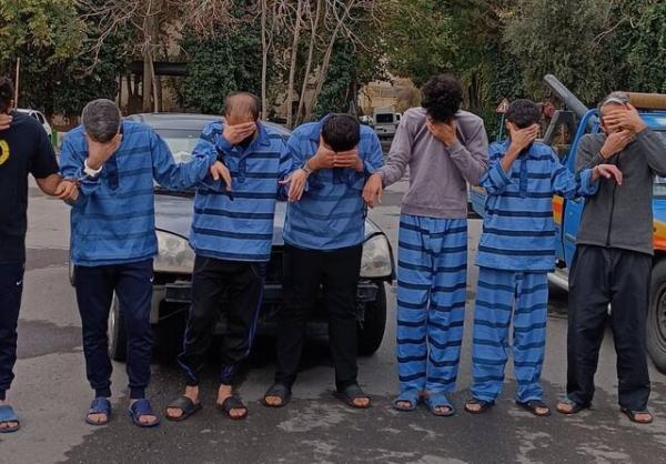 نزاع,دستگیری عاملان نزاع جمعی در مقابل دادسرای شهر ری