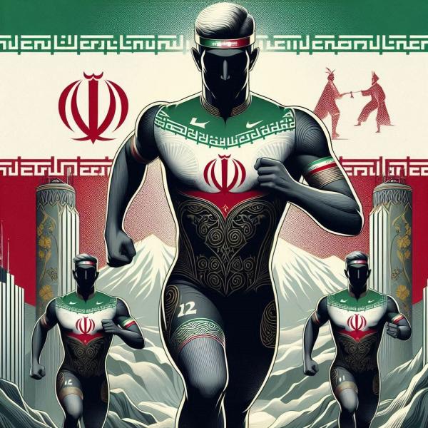 لباس کاروان ایران در المپیک 2024,طراحی لباس ورزشکاران ایرانی توسط هوش مصنوعی