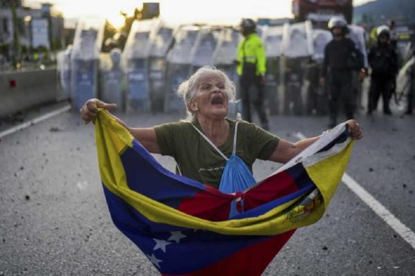 اعتراضات ونزوئلا,ناآرامی گسترده در ونزوئلا با اعلام پیروزی نیکلاس مادورو