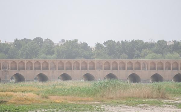 وضعیت آب و هوای اصفهان در مرداد 1403,آلودگی هوا در اصفهان