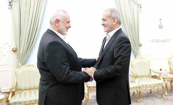 اسماعیل هنیه,ترور اسماعیل هنیه در تهران