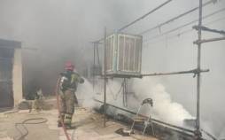 آتش سوزی خودرو در پارکینگ مجتمع مسکونی در اهواز,حوادث اهواز