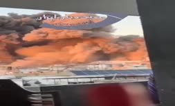 فیلم/ بمباران ساختمانی با احتمال حضور نصرالله در بیروت توسط اسرائیل