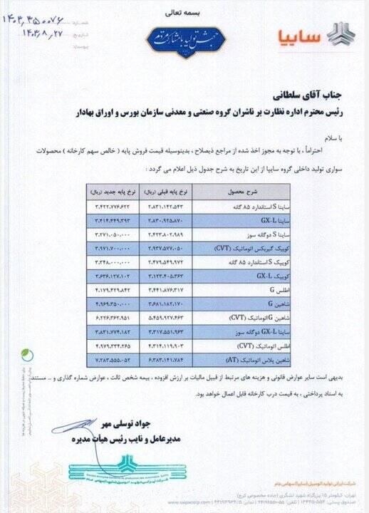 صدور مجوز گرانی خودرو,قیمت خودرو