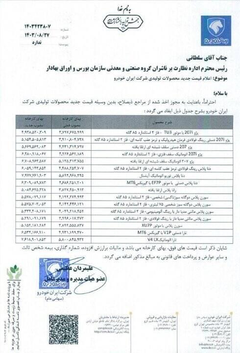 صدور مجوز گرانی خودرو,قیمت خودرو