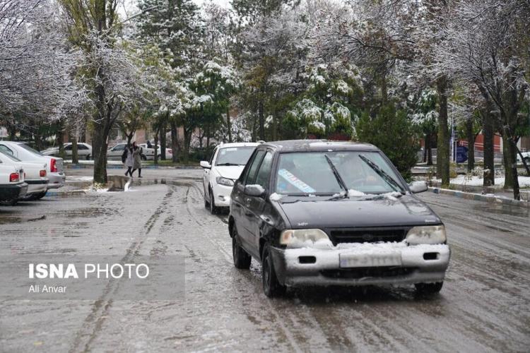 تصاویر بارش اولین برف پاییزی در برخی از شهرهای ایران,عکس های بارش برف در آبان 1403,تصاویر بارش برف پاییزی در ایران