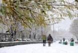 رگبار باران و برف در ۵ استان,برف در ایران