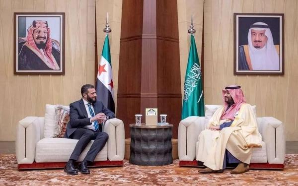 دیدار ابومحمد الجولانی با بن سلمان در ریاض,حضور جولانی در عربستان